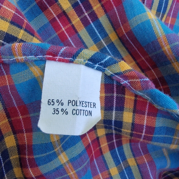 Vintage Plaid Western Shirt - Picture 7 of 7
